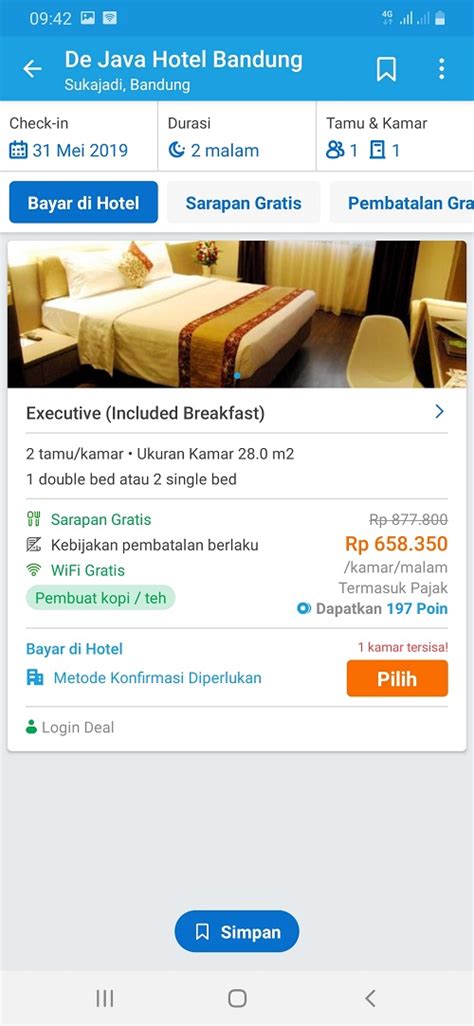 Cara Bayar Hotel Dekat ITB Bandung di Traveloka