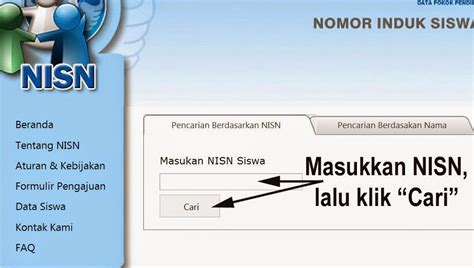 Cara Cek Nomor Nisn Sd