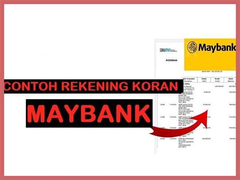 Cara Cetak Rekening Koran Maybank Online