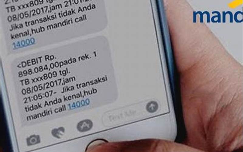 Cara Daftar Sms Banking Mandiri