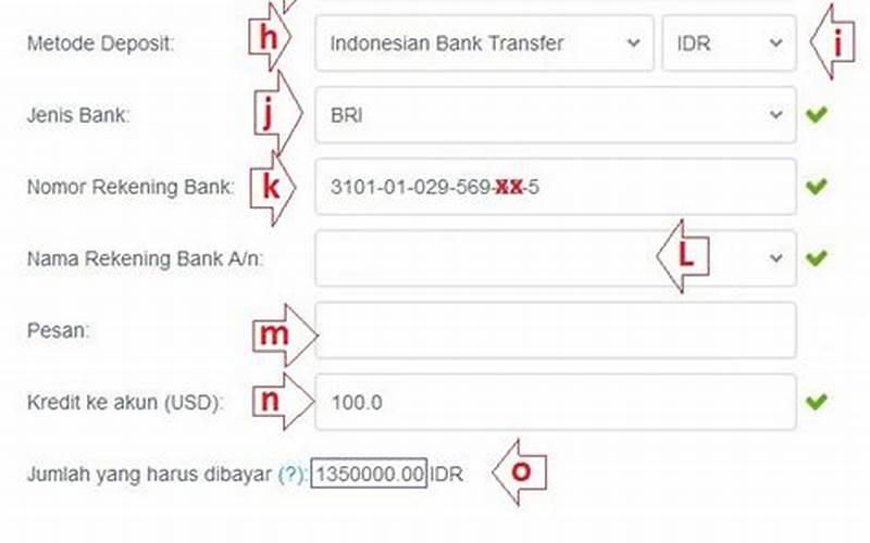 Cara Deposit Justforex