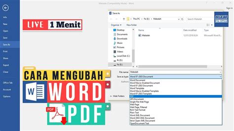 Cara Edit PDF Dengan Menggunakan Microsoft Word