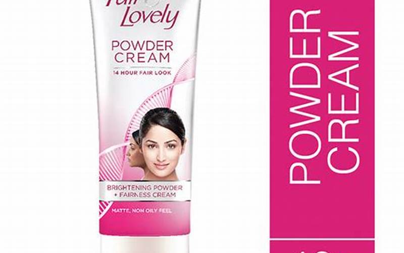 Cara Efektif Menghilangkan Jerawat Dengan Fair And Lovely Powder Cream