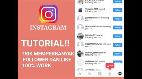 Cara Instagram Banyak Followers Dan Like