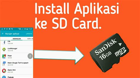 Cara Instal Aplikasi di SD Card HP Samsung