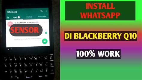 Cara Instal Whatsapp Di Blackberry 9800