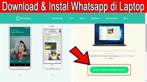 Cara Instal Whatsapp Di Laptop