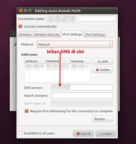 Cara Koneksi Internet Di Ubuntu Server