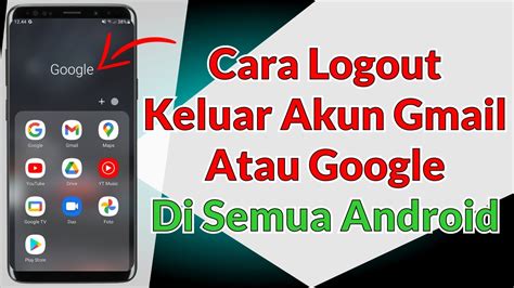 Cara Log Out Akun Google