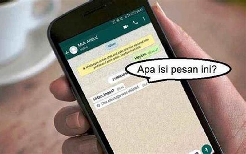 Cara Melihat Chat Whatsapp Yang Sudah Dihapus Di Android Terbaru Dan Mudah
