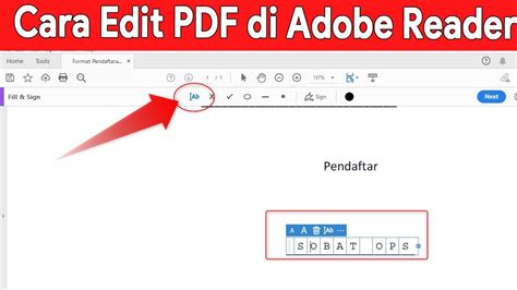 Cara Melihat Tulisan yang Dicoret di Adobe Acrobat Reader
