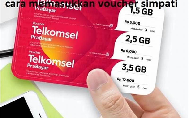 Cara Memasukkan Voucher Nelpon Simpati - Langkah 3