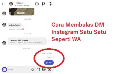 Cara Membalas Dm Instagram Seperti Wa