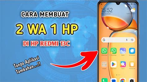 Cara Membuat 2 Wa Dalam 1 Hp Xiaomi