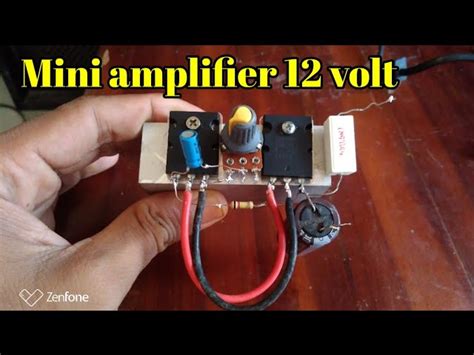 Cara Membuat Ampli Mini 12 Volt