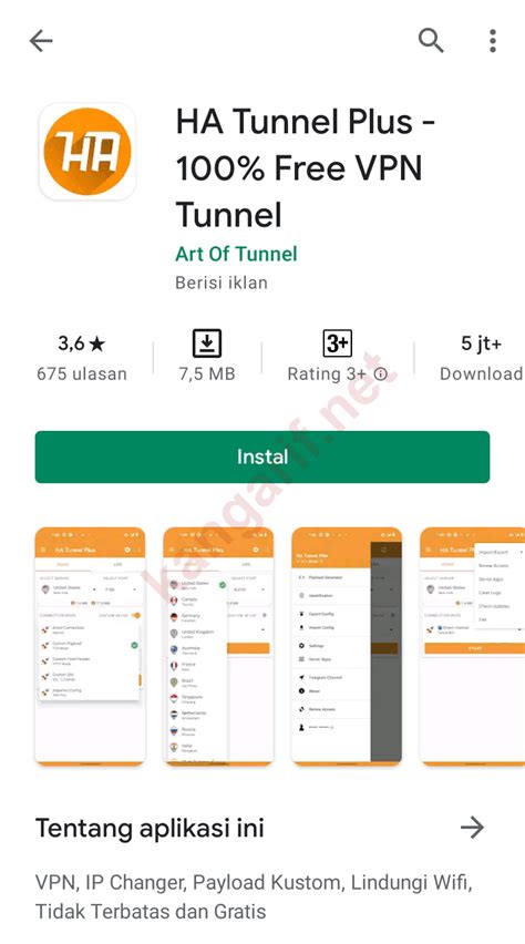 Cara Membuat Aplikasi Ha Tunnel Plus