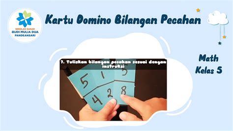 Cara Membuat Kartu Domino Matematika