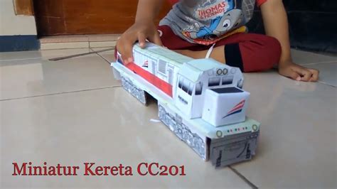Cara Membuat Kereta Mainan dari Kertas
