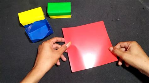 Cara Membuat Kotak Persegi Panjang Dari Kertas
