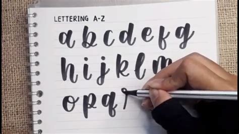 Cara Membuat Lettering