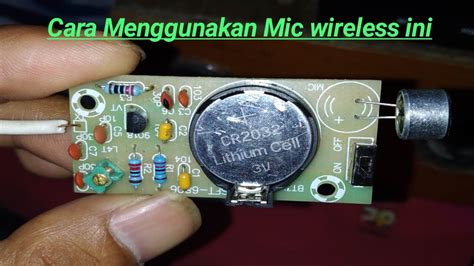 Cara Membuat Mic Wireless Uhf