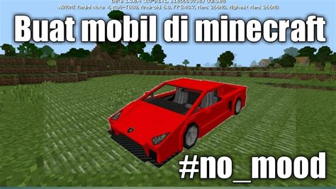 Cara Membuat Mobil Di Minecraft