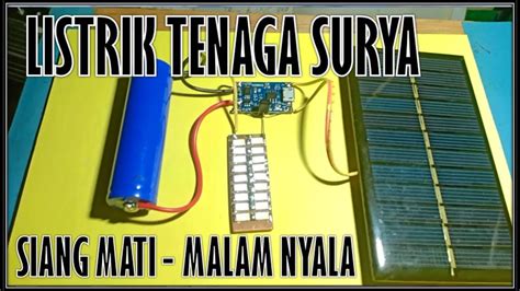 Cara Membuat Panel Surya Mini