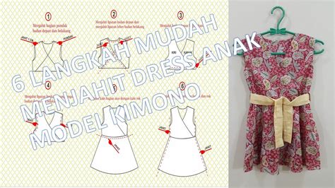 Cara Membuat Pola Baju Anak Perempuan Sederhana