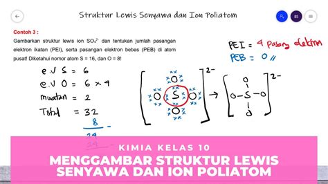 Cara Membuat Struktur Lewis