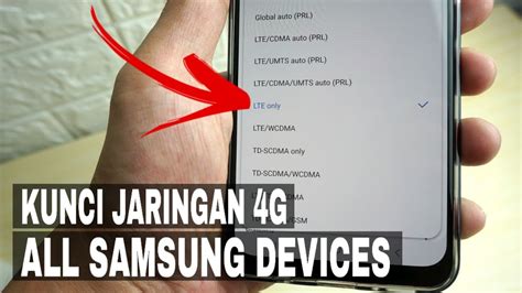 Cara Membuka Kunci Jaringan 4G Samsung