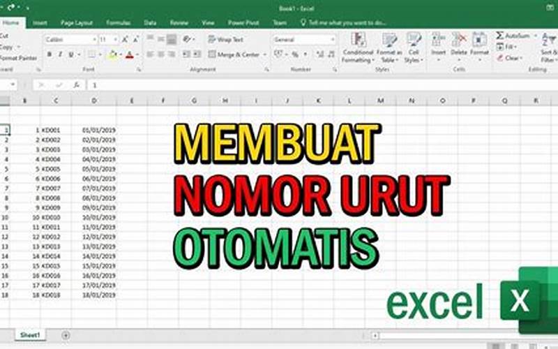 Cara Memformat Nomor Urut Di Excel