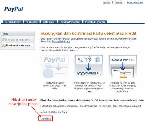 Cara Memverifikasi Kartu Kredit pada Paypal