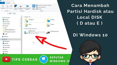 Cara Menambah Partisi D di Windows 10 dengan Mudah