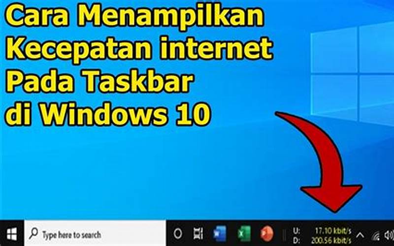 Cara Menampilkan Kecepatan Internet Di Windows Menggunakan Task Manager