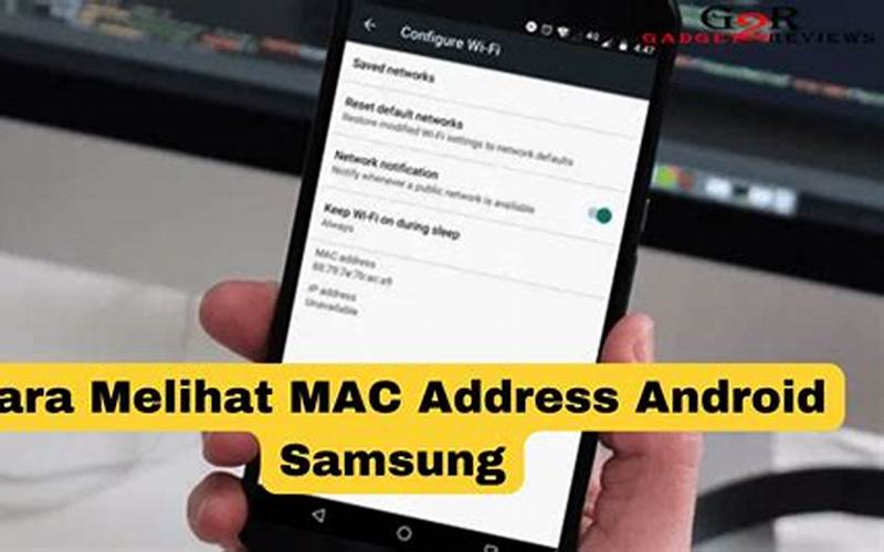 Cara Mencari Mac Address Android