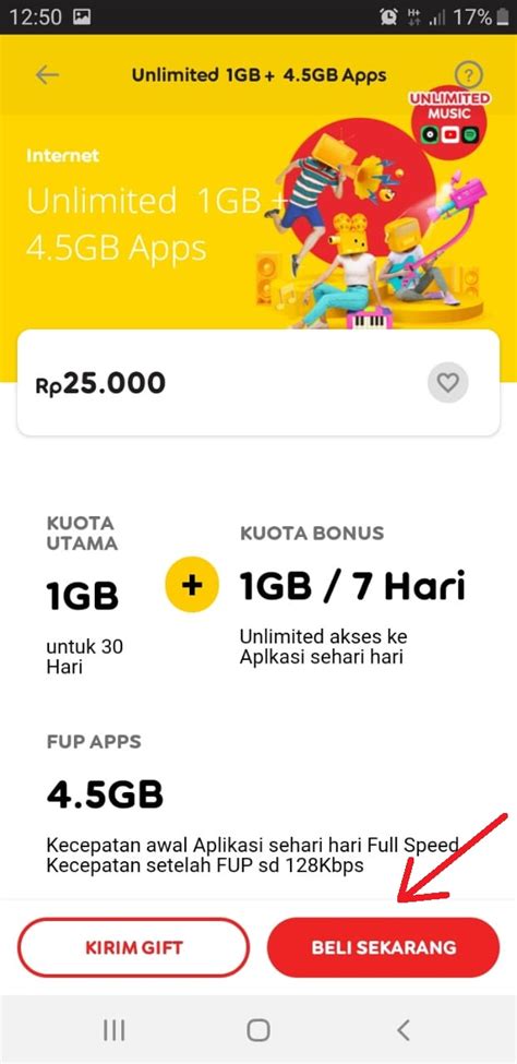 Cara Mendapatkan Paket Indosat Unlimited 1GB