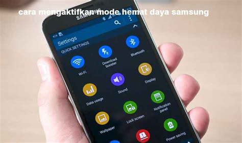 Cara Mengaktifkan Mode Hemat Daya Samsung