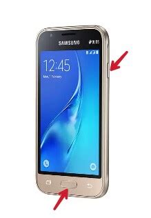 Cara Mengambil Screenshot di Samsung J1 Mini