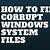 Cara Mengatasi File Corrupt Windows 10