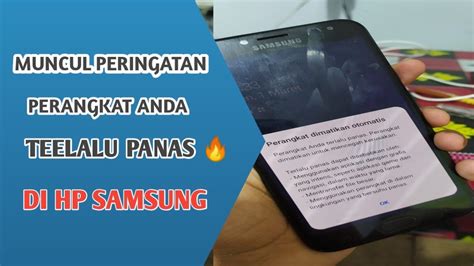 Cara Mengatasi HP Samsung Konslet