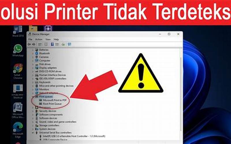 Cara Mengatasi Printer Tidak Terdeteksi Di Windows 10