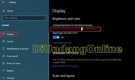 Cara Mengatur Cahaya Layar di Windows 10 dengan Mudah
