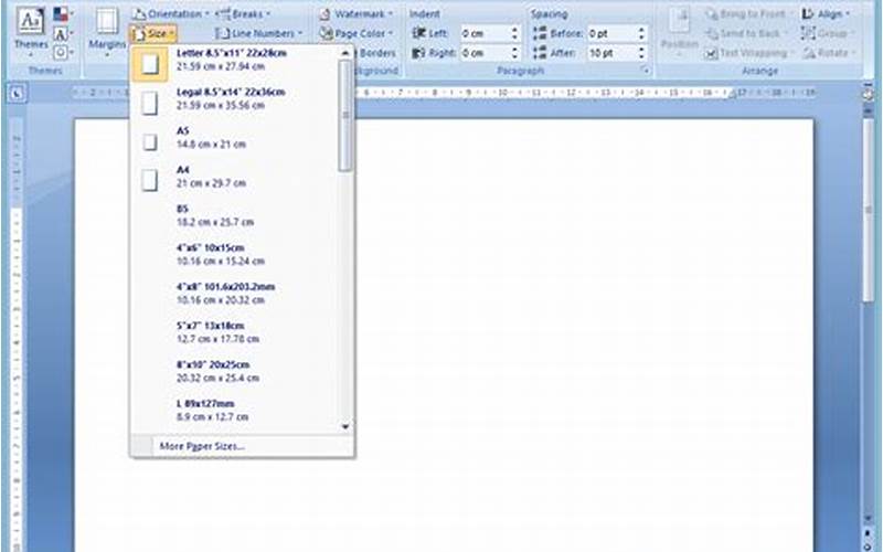 Cara Mengatur Ukuran Kertas Microsoft Word - Mengganti Ukuran Kertas