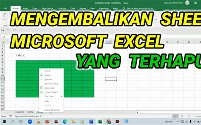 Cara Mengembalikan File Excel Yg Terhapus Terbaru Dan Mudah