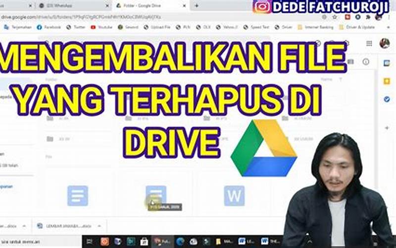 Cara Mengembalikan File Yang Terhapus Di Google Drive Terbaru Dan Mudah