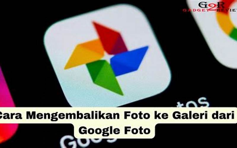 Cara Mengembalikan Foto Dari Google Foto Ke Galeri Terbaru Dan Mudah