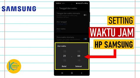 Cara Mengganti Jam di HP Samsung