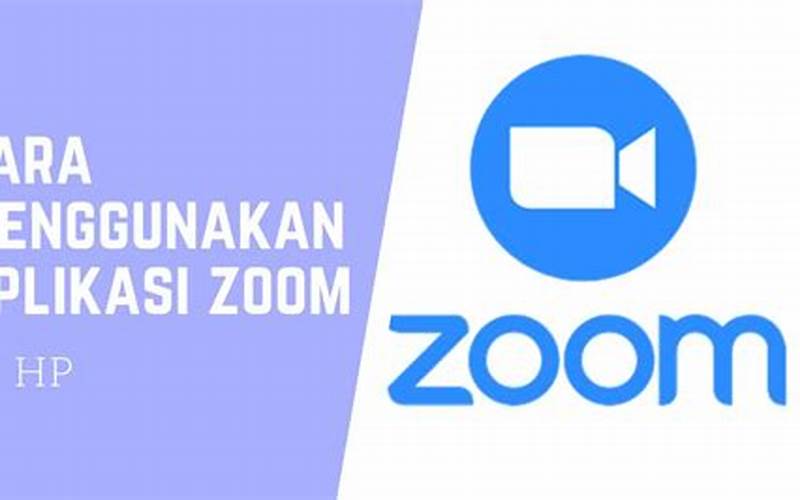 Cara Menggunakan Aplikasi Zoom Android