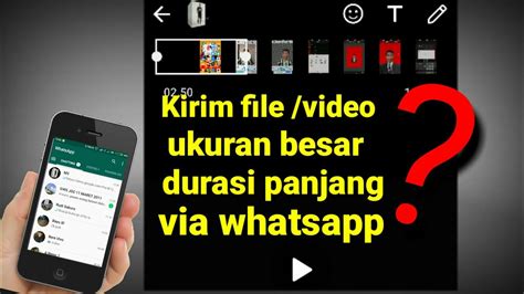 Cara Mengirim Video 5 Menit Di Whatsapp Iphone