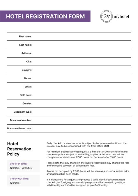 Cara Mengisi Formulir Pendaftaran Hotel